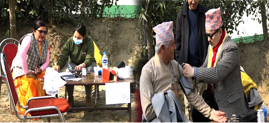 त्रियुगा नगरपालिका ३ भुल्केमा दुईदिने मृगौला परिक्षण शिविर सुरु